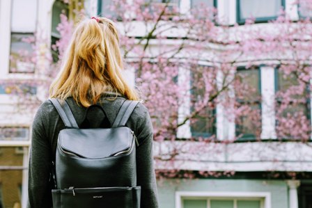 Rucksack aus Leder